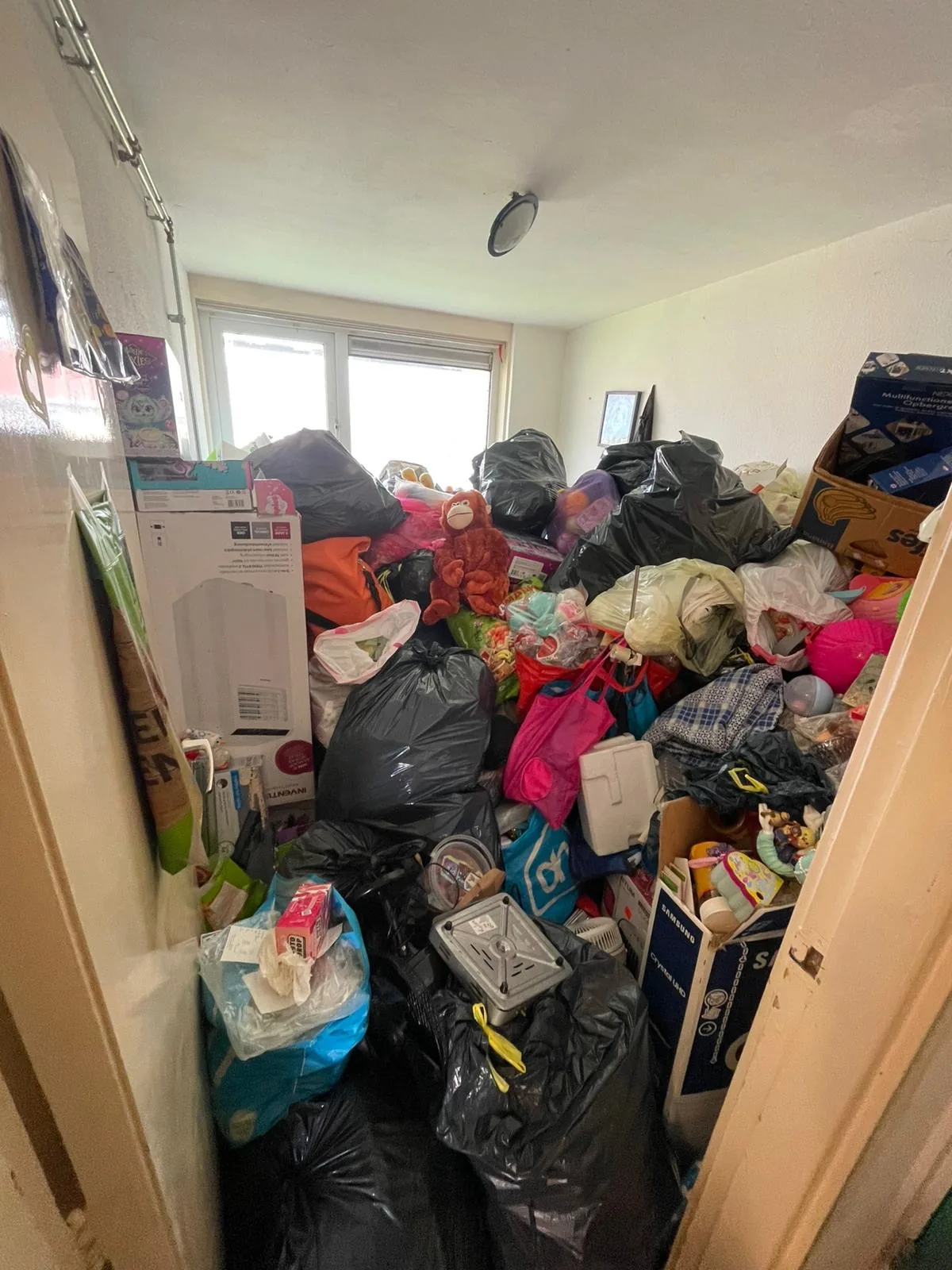 Slaapkamer 1 vóór het vrijmaken